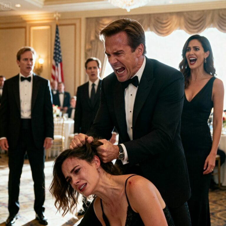 MY HUSBAND PUNCHED ME AT THE PROMOTION PARTY, AND HIS MISTRESS CHALLENGED ME SAYING: ‘ONLY GOD CAN SAVE YOU.’ I IMMEDIATELY CALLED, AND THEY WERE ALL SILENCED…