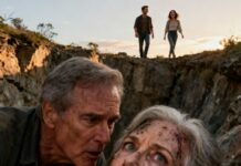 I still hear the sound of gravel sliding beneath our feet. Then my son’s voice—too calm. Too close. The shove came next. As we lay broken at the bottom of the cliff, blood soaking the ground, my husband leaned toward me and whispered, “Don’t move… pretend to be dead.” They walked away laughing. Only then did he tell me the truth— and I realized the fall wasn’t the worst part.