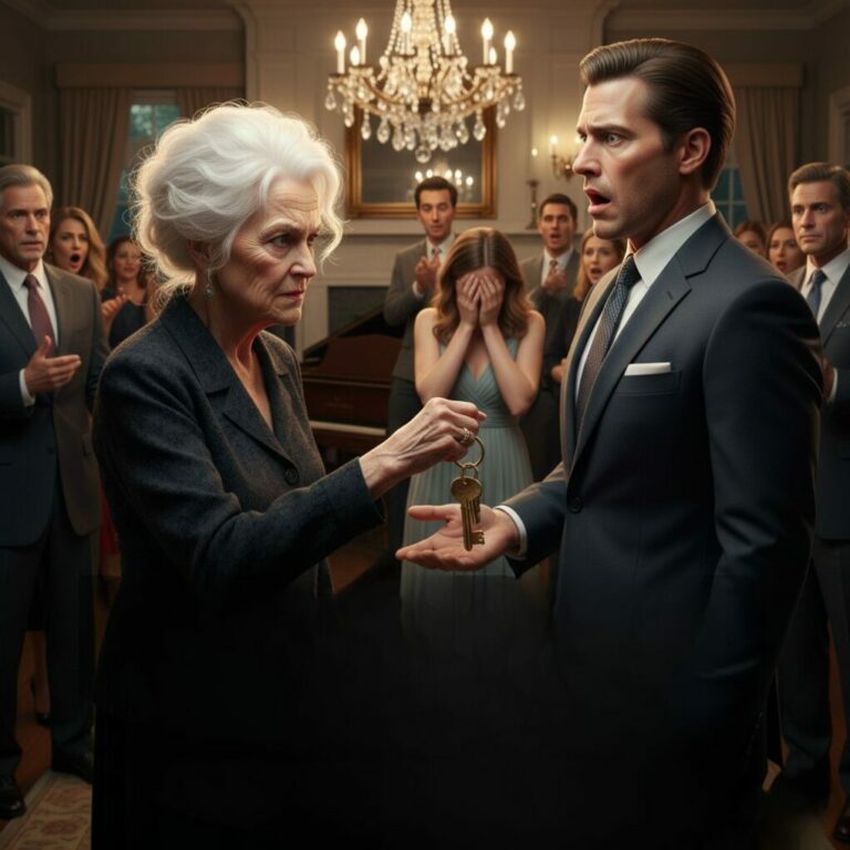 “I spent years paying off their mortgage and scrubbing their floors in silence. But last night, my son-in-law finally crossed the line. He pointed at me and laughed, ‘Don’t mind her, she’s just the hired maid.’ The room went silent. I didn’t scream. I just smiled, dropped the house keys into his hand, and whispered: ‘Since I’m just the help, I quit. Let’s see how you handle the bank alone.’ You won’t believe the look on his face when he realized what he just lost…