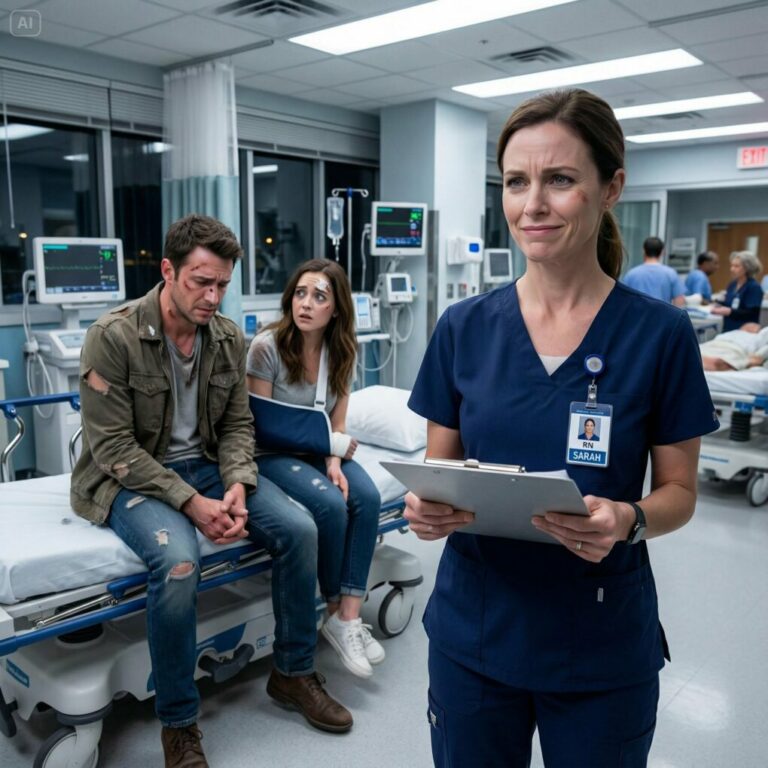 DURING MY MIDNIGHT SHIFT AT THE HOSPITAL, TWO PATIENTS WERE BROUGHT INTO THE EMERGENCY ROOM. TO MY SURPRISE, THEY WERE MY HUSBAND AND MY SISTER-IN-LAW. I GAVE A COLD SMILE AND DID SOMETHING NO ONE EXPECTED.