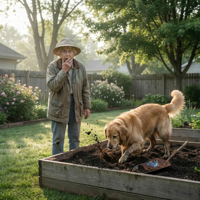 dreamina-2025-12-09-6630-“An elderly woman standing in her quiet ...