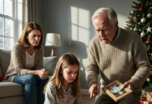 My daughter opened her Christmas present and found nothing inside—just an empty box. My father laughed and said that children like her didn’t deserve gifts. But when she handed him the gift she had prepared for him…