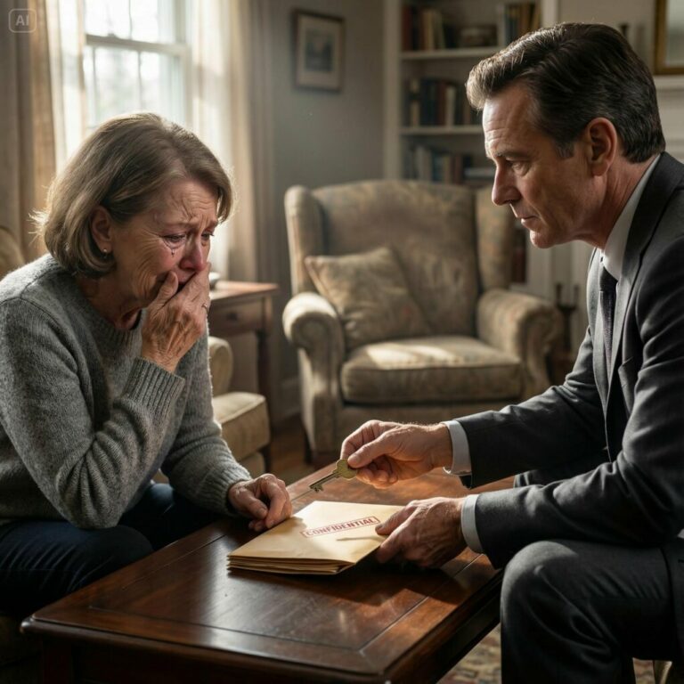 In 1985, my husband made a bet with me: “If you put up with me for 40 years, I’ll give you something impossible.” I laughed. We never spoke about it again. He died in 2024 — exactly 40 years later. Today, a lawyer knocked and gave me a key. An address in Scotland. And a letter: “You won the bet. Go alone. Don’t trust anyone — not even our children.” When I arrived in Scotland and opened the door…