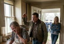 I REFUSED TO GIVE MY SON MY FARM MONEY. HE SLAPPED ME AND SCREAMED, “GET THIS OLD HAG OUT!” MY DAUGHTER-IN-LAW CLAPPED. SHAKING, I WENT TO MY ROOM. TEN MINUTES LATER, THE DOORBELL RANG. WHEN HE SAW WHO WAS THERE, HE FELL TO HIS KNEES, SOBBING AND BEGGING FOR FORGIVENESS…