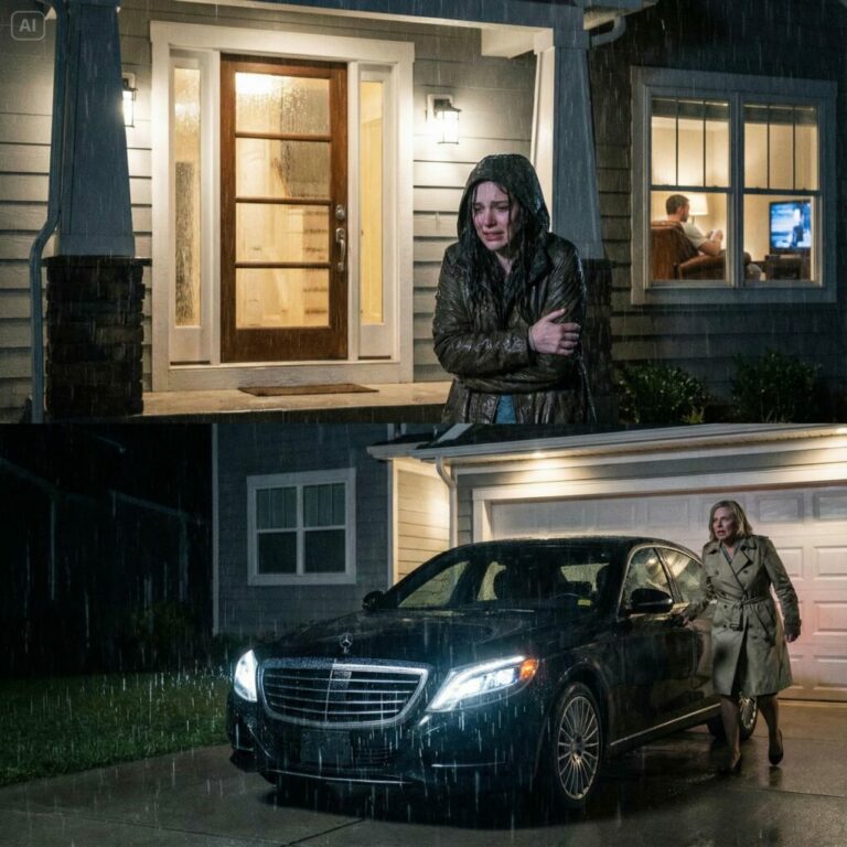 MY CRUEL HUSBAND LOCKED ME OUTSIDE IN THE HEAVY RAIN. WHILE I WAS SHIVERING IN THE COLD, MY WEALTHY GRANDMA SUDDENLY ARRIVED. WHEN SHE SAW ME TREMBLING, SHE LOOKED AT THE HOUSE AND SAID:  “DESTROY IT.”