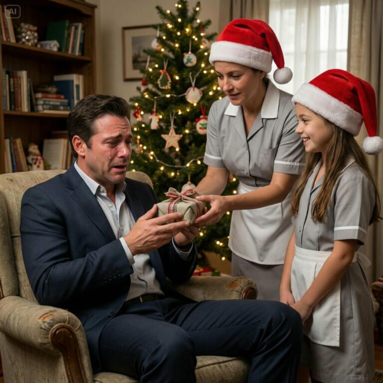El multimillonario celebraba la Navidad solo cada año — hasta que la empleada dijo seis palabras que lo derritieron…