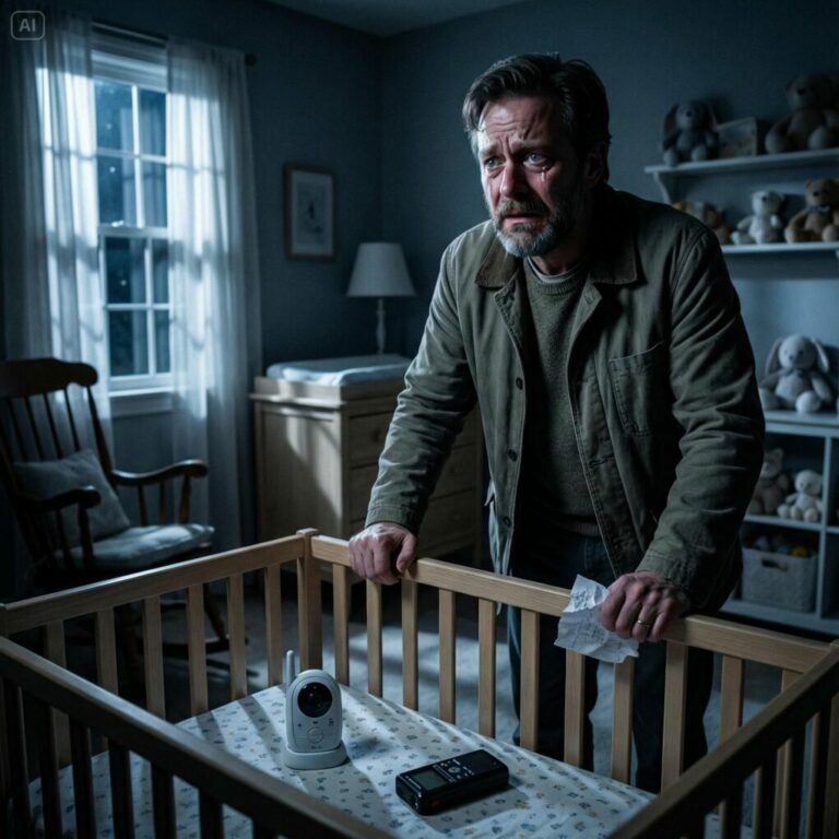 The baby was crying nonstop upstairs, and I yelled, “Emily, can you get him?” No answer.  When I reached the crib, my hands started shaking. It was empty. Just a note in my palm and a voice recording screaming lies. “If you want your child back…”  That was the moment I realized— some truths don’t arrive gently.