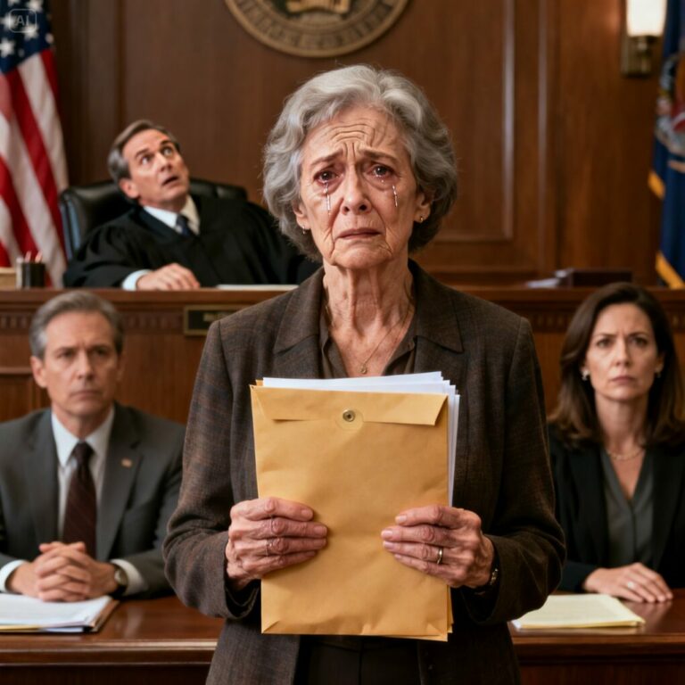 She said, “I’ll be back in two hours,” and left her three boys standing in my tiny apartment. She never came back. Fifteen years later, she walked into a courtroom with a lawyer and accused me of kidnapping them. When I handed the judge an envelope, he leaned back and asked, “Do they know what’s inside?” I swallowed hard and said, “Not yet…”