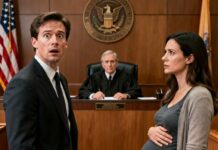 I thought the divorce would be quick—sign, leave, forget. Then I looked up in the courthouse hallway and froze. “Marcus,” she said calmly, one hand resting on her stomach. Seven months pregnant. My chest tightened. “Is it… mine?” I whispered, my voice barely human. She didn’t answer. She just met my eyes—and in that silence, everything I ran from came crashing back.