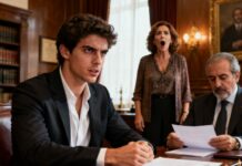 Tenía trece años cuando mis padres me dejaron y mi tío rico me recogió sin hacer preguntas. Quince años después, en la lectura de su testamento, mi madre apareció sonriendo, contando millones. Yo sentía el pecho arder. “Cállate”, dije por primera vez. El abogado palideció. Yo pensé: hoy no vengo a heredar, vengo a romper silencios… y esto apenas empieza.