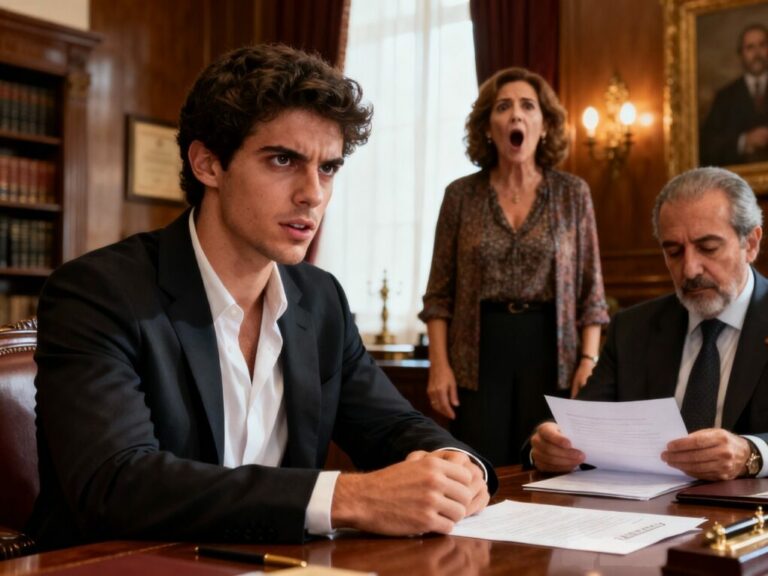 Tenía trece años cuando mis padres me dejaron y mi tío rico me recogió sin hacer preguntas. Quince años después, en la lectura de su testamento, mi madre apareció sonriendo, contando millones. Yo sentía el pecho arder. “Cállate”, dije por primera vez. El abogado palideció. Yo pensé: hoy no vengo a heredar, vengo a romper silencios… y esto apenas empieza.