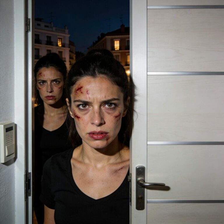 Apareció en mi puerta temblando, cubierta de moretones. “No digas nada… por favor”, susurró. Cuando descubrí que su esposo la estaba destruyendo en silencio, algo en mí se quebró. “Cambiemos de lugar”, le dije. Aquella noche entré a su casa con su rostro y mi rabia. Él creyó que tenía el control… hasta que entendió su peor error. Y lo que pasó después, nadie lo vio venir.