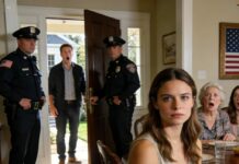 At the family dinner I was sitting there with my broken arm, couldn’t even eat. My MIL said “My son taught her a lesson.” And his sister bragged, “She thought she was in charge.” I just smiled. 30-minutes later, the doorbell rang and he found out who really runs this place.