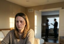 My husband hit me because I told him he often went out with his friends. Afterward, he calmly went to sleep. The next morning, he brought me some makeup and said, “My friends are coming over for lunch. Cover up these wounds and smile.”