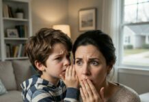 Mi hijo de 7 años me susurró: «Papá tiene una amante y cuando tú viajes, van a llevarse todo tu dinero». Cancelé el viaje y decidí hacer otra cosa en su lugar. Tres días después…