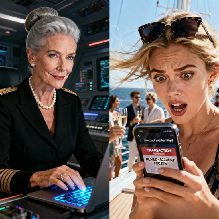 “I survived a decade in black ops, but nothing prepared me for the silence of my son’s ICU room. He was fading, alone, while his wife’s laughter echoed over a champagne glass on a yacht. I didn’t scream. I just whispered, ‘Enjoy your last sunset on my dime, because by dawn, you’re nothing.’ With one keystroke, I erased her world. When her frantic call finally came, I felt a cold satisfaction. But that was just the beginning of her nightmare…”