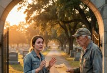 When I left prison, I rushed to my father’s house, but my stepmother said coldly, “Your father was buried a year ago. We live here now.” .” Shaken, I went to the cemetery to find his grave. The groundskeeper stopped me. “Don’t look for it. It’s not here. He asked me to give you this.” I froze when I learned…