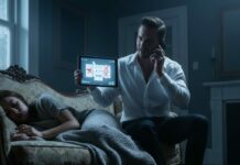 I watched through squinted eyes as my husband leaned over my ‘sleeping’ body, whispering, ‘Finally, it’s time.’ I thought I knew him, but as he pulled a hidden floorboard up and dialed a number I didn’t recognize, my blood ran cold. ‘She’s out,’ he cold-bloodedly muttered into the phone. ‘Bring the documents. We finish this tonight.’ My heart hammered against my ribs—who had I actually married