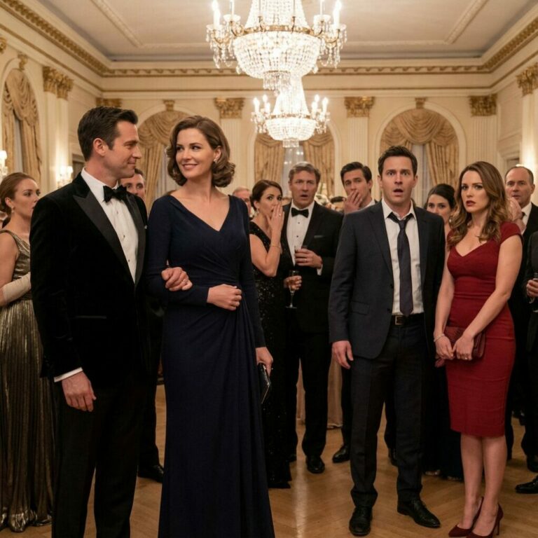 When my husband yelled “You’re a tramp, and your kid will be too!” he tossed me out with our one-year-old. A year later he showed up with his side chick at a party full of big shots. And the look on his face when he saw me next to…