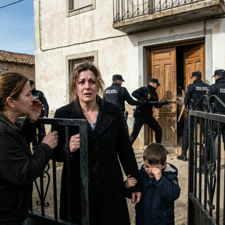 Mi marido me dijo que iba a pasar unos días cuidando a su madre enferma, así que até a nuestro hijo de cinco años en el asiento trasero, conduje tres horas para darle una sorpresa… y una vecina me agarró del brazo en la verja y me susurró: —No entres ahí. Necesitas saber la verdad.  Quince minutos después, la policía derribó la puerta principal de la casa de mi suegra, y la vida que creía haber construido con el hombre junto al que había dormido durante siete años simplemente… se detuvo. Allí, de pie en esa calle tranquila del Medio Oeste, con una maleta en el maletero y mi pequeño frotándose el sueño de los ojos, comprendí que estaba a punto de conocer por primera vez la verdadera versión de mi marido.