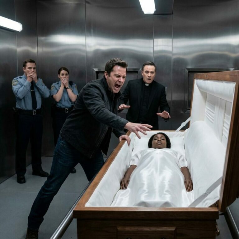 Durante la CREMACIÓN de su ESPOSA EMBARAZADA FALLECIDA, el marido ve que su VIENTRE SE MUEVE…