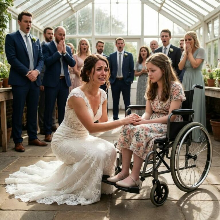 Ella le pidió a su hermana en silla de ruedas que no apareciera en las fotos… pero lo que ocurrió el día de la boda dejó a todos impactados.
