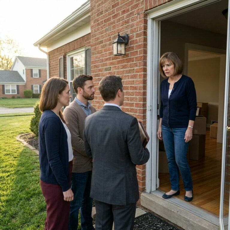 The morning after I bought my $800,000 house, my doorbell rang, and I thought maybe, just maybe, my kids had come to say, “Mom, we’re proud of you.” Instead, I opened the door in my quiet cul-de-sac outside Columbus, Ohio, and found both of them standing there with a stranger in a charcoal suit and a leather portfolio. That was the moment I knew they weren’t visiting their mother—they were visiting their future “inheritance.”