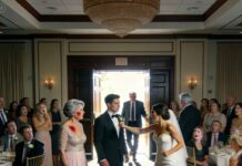 At my son’s wedding, my daughter-in-law demanded my apartment keys in front of 130 guests. When I refused, she slapped me so hard. I left and made a phone call. 30 minutes later, a man appeared at the door of the hall, and when they saw who it was, they began to cry…