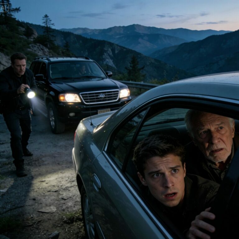 The GPS flashed a single saved address labeled “Home.” I assumed the previous owner just forgot to delete it—until curiosity won. When I reached the mountain overlook, an old man stepped out of the fog, staring straight at me. “Finally,” he rasped, “you brought it back.” My stomach dropped. Brought what back He pointed at my car door. “You should’ve never opened it.” And then he smiled—like he’d been waiting for this moment all along.