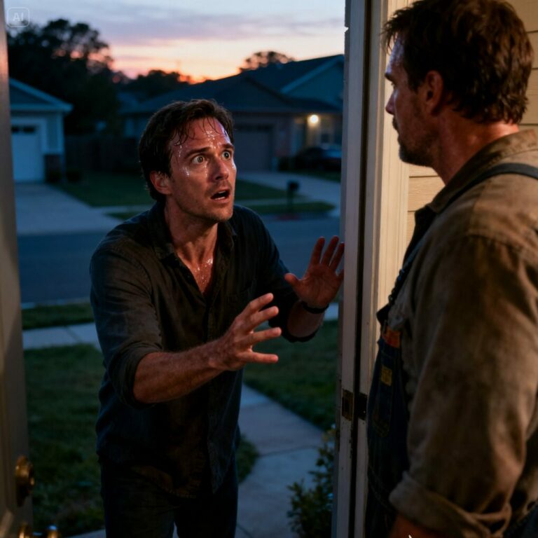 MY NEIGHBOR KNOCKED AT 5AM: ‘DON’T GO TO WORK TODAY. JUST TRUST ME.’ I ASKED WHY. HE LOOKED TERRIFIED AND SAID: ‘YOU’LL UNDERSTAND BY NOON.’ AT 11:30, I GOT A CALL FROM POLICE…