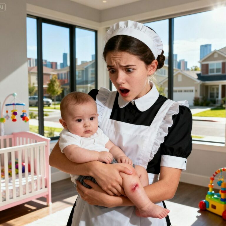 Every morning, the nanny noticed tiny bruises appearing on the baby’s arms, fading by the afternoon. She tried to dismiss it as clumsiness, but when the marks started forming in unusual patterns, she couldn’t ignore it. One night, she secretly set up a small camera in the nursery — and when she watched the footage the next day, her blood ran cold at what she saw…