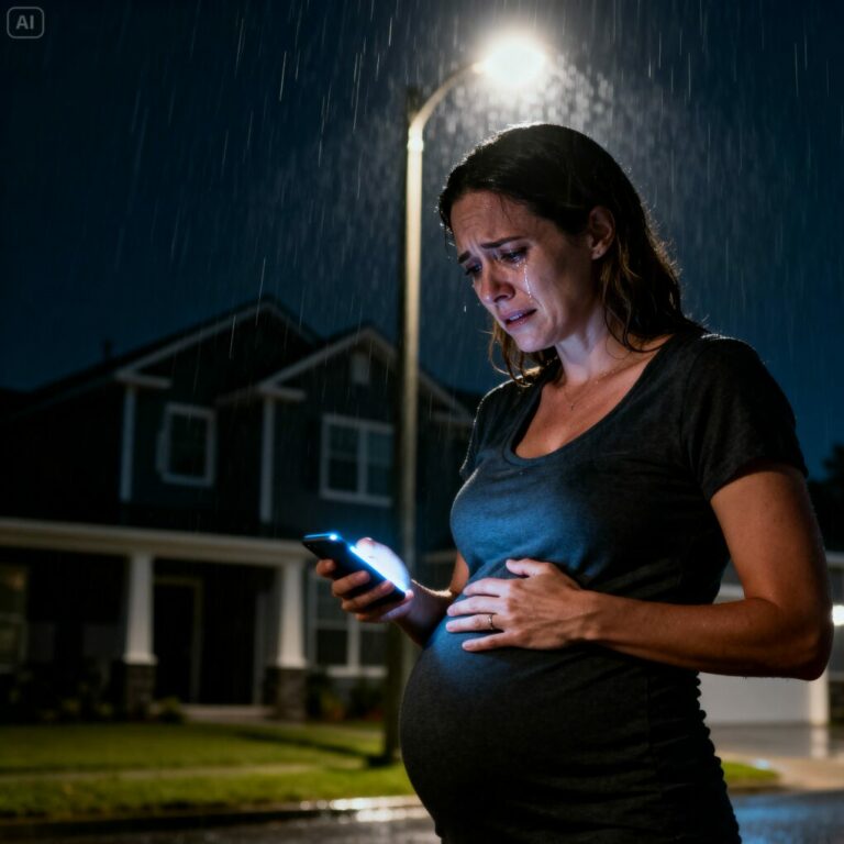 My water broke in the dead of night. Shaking with pain, I called my husband and whispered, “I need you—now.” What answered wasn’t his voice, but the moans of another woman. I didn’t scream. I didn’t hang up. I pressed record and listened in silence. Then I sent the audio to one contact only—my father-in-law, a high-ranking general. By dawn, everything was about to change.