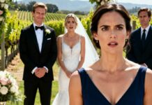 I thought the worst moment of my life would be watching my brother say “I do.” I was wrong. Behind the altar, I caught my husband and my sister-in-law whispering, hands touching, eyes burning with secrets. “Are you seeing this?” I hissed. The groom just smiled and winked. “Relax,” he murmured. “The real show hasn’t started yet.” And that’s when I knew—this wedding was about to explode.