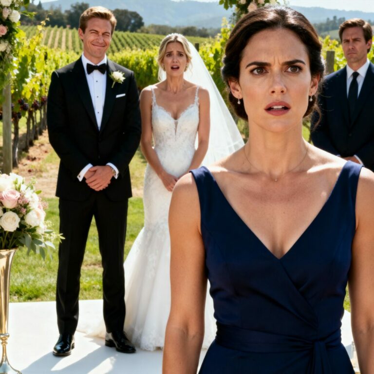 Pensé que el peor momento de mi vida sería ver a mi hermano decir “sí, acepto”. Me equivoqué. Detrás del altar, sorprendí a mi marido y a mi cuñada susurrando, con las manos rozándose y los ojos ardiendo de secretos. —¿Estás viendo esto? —le susurré con rabia. El novio solo sonrió y me guiñó un ojo. —Tranquila —murmuró—. El verdadero espectáculo aún no ha empezado. Y en ese instante lo supe: esa boda estaba a punto de estallar.