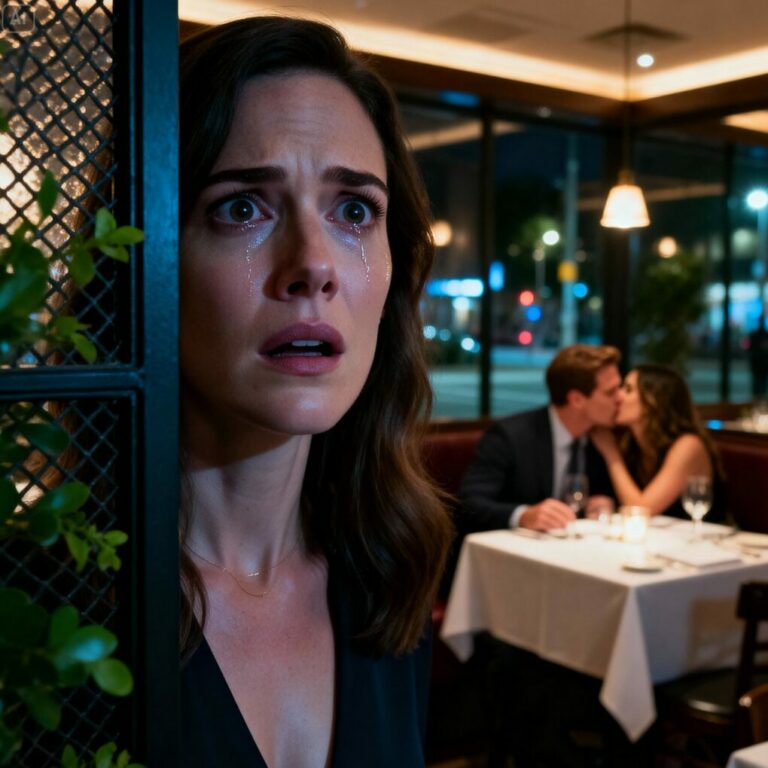 Mi esposo dijo que iba a visitar a su hermano enfermo. Le creí… hasta que lo vi. El mismo restaurante. A solo tres mesas de distancia. Su mano le sostuvo el rostro mientras la besaba, despacio, con una familiaridad que me atravesó el pecho. Se me cortó la respiración. “¿Desde cuándo?”, me susurré a mí misma, inmóvil detrás de un biombo decorativo. Él reía con ella como si yo no existiera. En ese instante, el amor se hizo añicos…