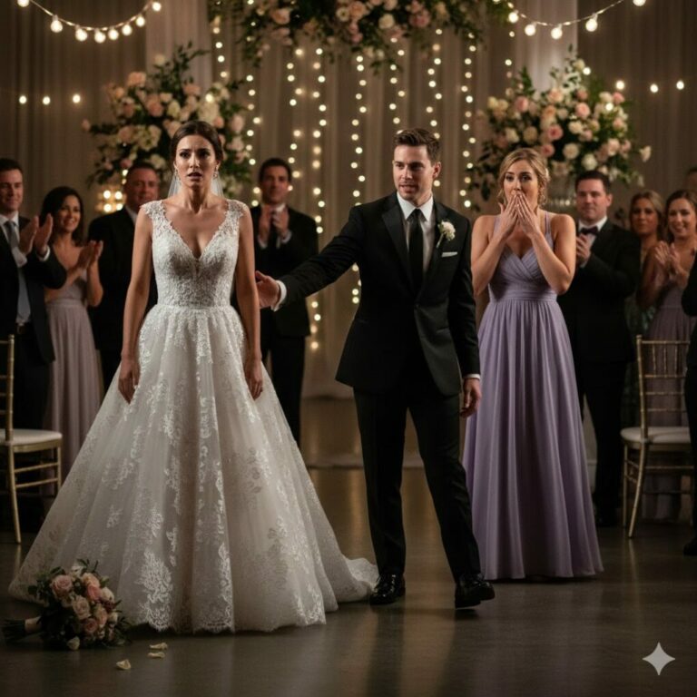 En nuestra boda, mi esposo dijo: «Este baile es para la mujer a la que he amado en secreto durante los últimos diez años». Luego pasó justo a mi lado sin mirarme y le pidió a mi hermana que bailara con él. Todos aplaudieron. Más tarde, le hice una sola pregunta a mi padre… y mi esposo se atragantó mientras mi hermana se desplomaba.