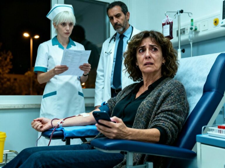 Tenía 53 años, sin marido, sin negocio, y con 40 dólares manchados de vergüenza en el bolsillo. “Solo será un pinchazo”, me dije. Entonces la enfermera susurró, pálida: “Señora… su sangre no existe”. Sentí el suelo ceder. El médico irrumpió: “Un multimillonario morirá sin usted. Su familia pagará cualquier cifra”. Mi corazón gritó una sola pregunta: ¿cuánto vale mi sangre… y mi dignidad?