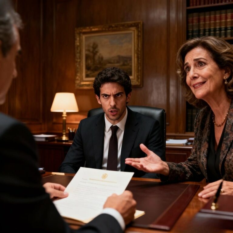 Tenía 13 cuando mis padres me dejaron y mi tío rico me recogió sin hacer preguntas. Quince años después, en la lectura del testamento, mi madre sonrió esperando millones. “Cállate”, dije antes de que hablara. El abogado palideció. Yo temblaba, escribiendo esto como un pecado. Nadie estaba preparado para lo que salió de mi boca después.