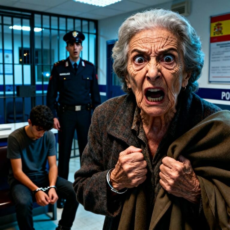 Mi nieto me llamó de madrugada: “Abuela, estoy en la comisaría… mi padrastro me echó de casa y ahora dice que yo lo ataqué, y le creyeron”. Corrí sin pensar. Cuando entré, el agente me miró y se quedó pálido. Tartamudeó: “Lo siento… no sabía”. En ese instante entendí que alguien había mentido muy bien… y que la verdad apenas empezaba.