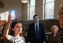 My son files for guardianship, and my 16-year-old granddaughter stands up: ‘Grandma, I have something everyone needs to hear.’ The entire room went silent. When the recording started, my son’s face went pale. – True Story