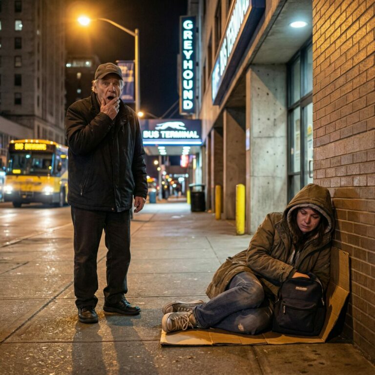 Encontré a mi hija durmiendo en la calle. Llorando, me confesó entre sollozos: “Mi marido vendió nuestra casa y se escapó con su amante”. Me la llevé a casa sin pensarlo. A la mañana siguiente fui al edificio de lujo donde él vivía ahora y, cuando abrió la puerta, le dije algo que jamás olvidaría.