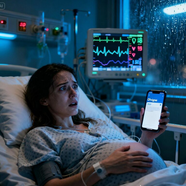 The nurse whispered, “You need to calm down,” as my phone vibrated again. I stared at the email and laughed. “He divorced me,” I said, my voice steady. “By email?” she asked. “And drained our accounts,” I replied. My baby’s heartbeat spiked on the monitor. Bradley thought this was the end of me. He didn’t know it was the beginning of his downfall.