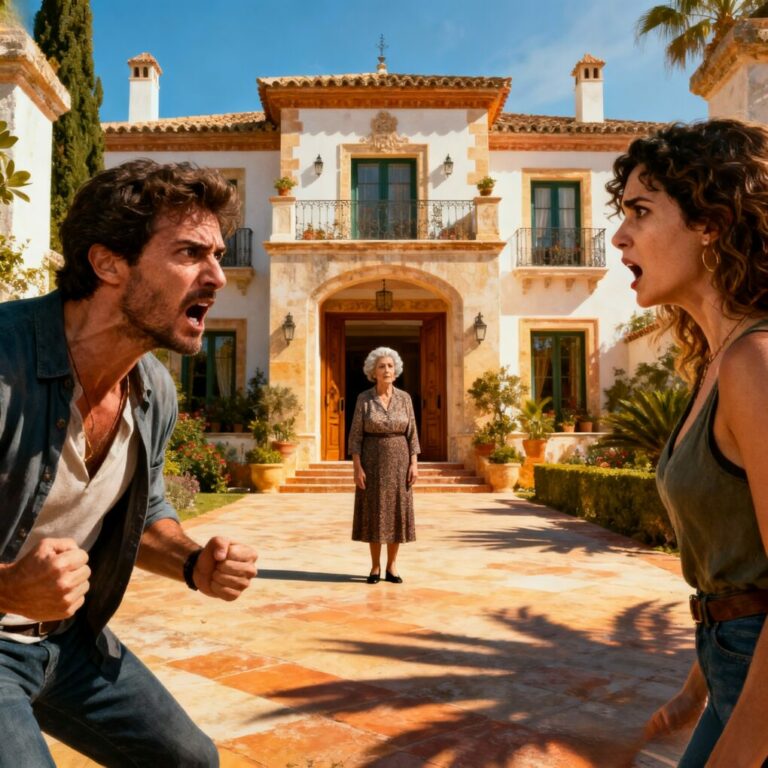 Siete años sin ver a mi hijo. Siete años de silencio impuesto por su mujer. Y de pronto, aparecen en la puerta de mi casa, mirándome como si yo les debiera algo. —“Estamos esperando un bebé. Tu casa es perfecta. Tú tienes de sobra.” Los miré sin levantar la voz y respondí: —“Cariños… aquí no tenéis ningún espacio.” Lo que pasó después dejó a todos mudos.