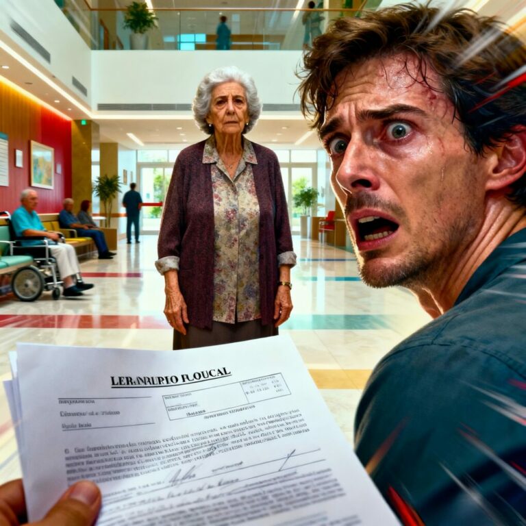 El director levantó la vista y dijo: —“Señora, su hijo firmó su ingreso permanente. Hoy es su cumpleaños.” Mi hijo no me miró. Bajó la cabeza, como si yo ya no existiera. En el vestíbulo, delante de desconocidos, entendí que no me dejaba allí por cuidado… sino para quitarme de en medio. Yo guardé silencio. Él no sabía algo. Y ese error lo iba a perseguir.