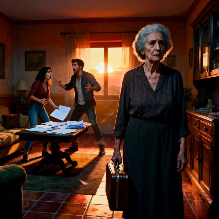—“No puede seguir viviendo aquí. Nos está arruinando la vida.” Eso dijo mi yerno, creyendo que yo ya dormía. Era mi cumpleaños número 70 y venía de una jornada de 18 horas. Mi hija guardó silencio. Yo también. Cerré la puerta despacio y respiré hondo. Nadie notó nada esa noche… pero al día siguiente, todo cambió.