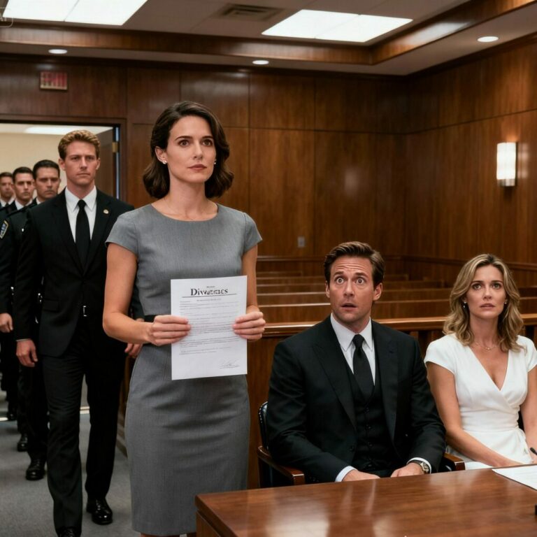 I watched my husband sign our divorce papers with a smile, his mistress squeezing his hand. “You really think you’ve won?” I whispered. He laughed. “You’re nothing without me.” That’s when the courtroom doors slammed open behind us. The color drained from his face as he realized the woman he betrayed wasn’t powerless at all. And this… was only the beginning.