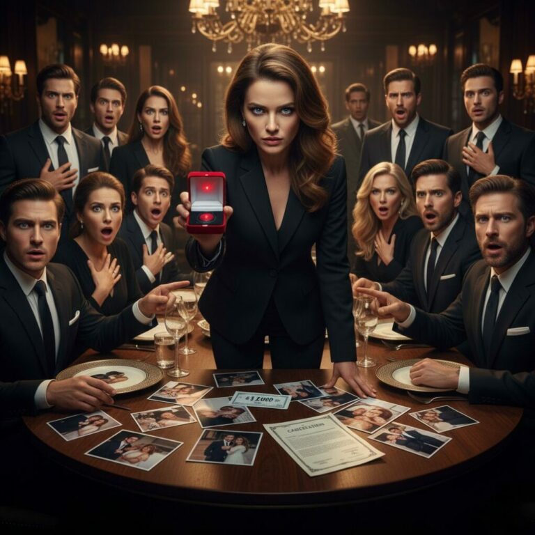 I watched the waiter drop the $1,000 bill, the silence stretching like a wire ready to snap. My mother-in-law leaned in, her smile sharp as a blade. ‘Cash or card, dear? Don’t keep us waiting,’ she purred. My fiancé wouldn’t even meet my eyes. I felt the weight of my wallet, but instead of a card, I pulled out a single, folded legal document. ‘Neither,’ I whispered, sliding it across the table. ‘I’m paying with a cancellation.’ As their faces drained of color, I realized the dinner wasn’t the only thing ending tonight