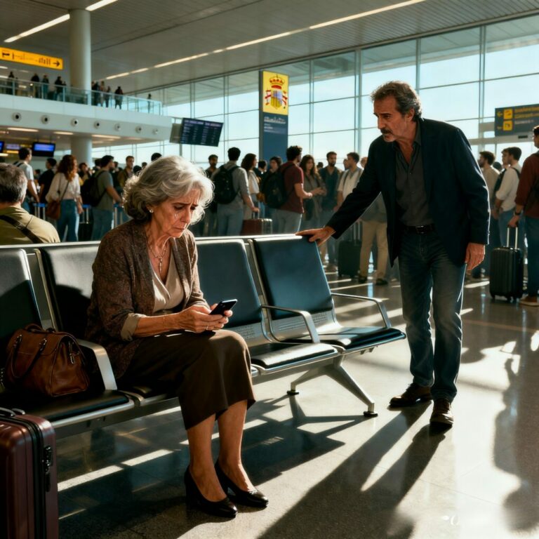 Nunca olvidaré el mensaje que leí en el grupo familiar: “Estamos muy liados hoy, píllate un Uber”. Yo acababa de volver de una cirugía complicada, sola, con el cuerpo aún temblando. Mi hijo añadió: “Siempre igual, nunca planificas”. Respondí solo: “Vale”. El silencio después dolió más que la operación. Pero horas más tarde, cuando supieron quién me recogió en el aeropuerto, todo cambió… ¿por qué entonces sí importé?