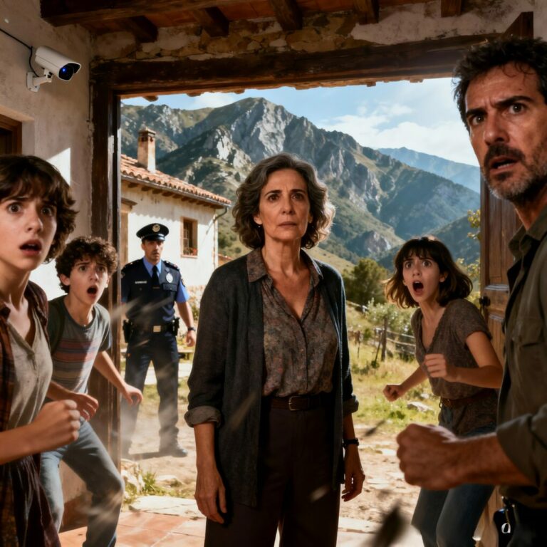 La quinta vez que “se olvidaron” de invitarme a Navidad, guardé silencio. “Tranquilos, no pasa nada”, les dije por teléfono. Una semana después, los vi forzando la puerta de mi casa en la montaña con una llave que yo nunca les di. Entraron confiados, riéndose, creyendo que estaba sola… No sabían que detrás de esa puerta había cámaras, un policía y un abogado esperando. ¿Quién era realmente el ingenuo aquí?