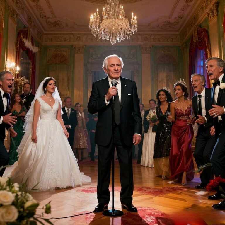 No fue un grito. Fue un susurro, pero lo escucharon todos. —“Aquí se sientan solo la familia cercana” —me dijo la madre del novio, mirándome de arriba abajo, delante de doscientos invitados. Era la boda de mi hija. Con un millonario. Yo sonreí, me aparté… y guardé silencio. Diez minutos después, la música se detuvo. Y la boda también. ¿Quieres saber qué hice sin levantar la voz?